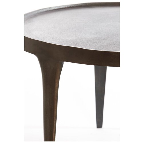 Light &amp;amp; Living rjave okrogle mizice v kompletu 2 ks &amp;oslash; 75 cm tobias &amp;ndash; Slike