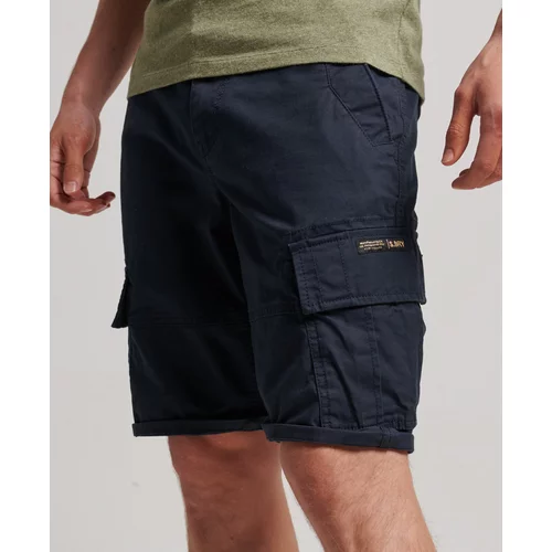 Superdry Kratke hlače & Bermuda VINTAGE CORE CARGO SHORT Črna
