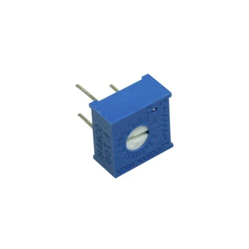 Bourns kermet trim potenciometar, 5 kω, 0,5 w, tht, gornji, 3386F-1-502LF cermet trimer linearno 0.5 w 5 kΩ 280 ° 310 ° 1 st. Cijene