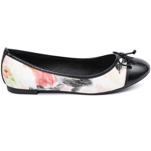 Shelvt Colorful ballerinas with a black toe Slike
