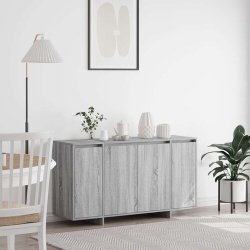  Siva komoda Siva Sonoma Konstruirano drvo 135 x 41 x 75 cm Slike
