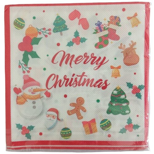  Dekor salvete Merry Christmas Slike