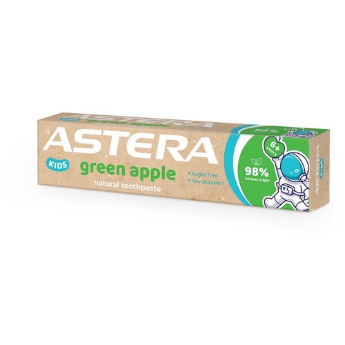 Astera Dečija pasta za zube Kids Green Apple Natural Toothpaste 75ml Cene