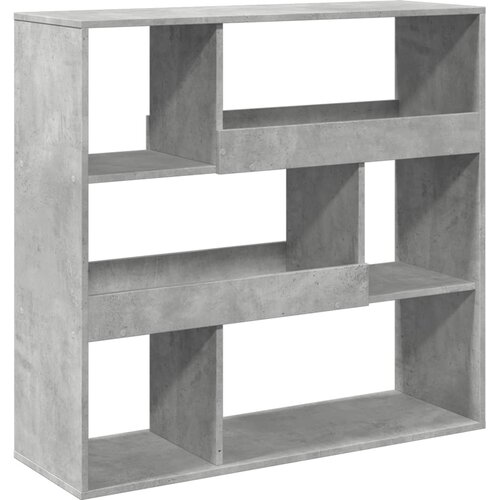  za knjige / sobna pregrada boja betona 100x33x94,5 cm Slike
