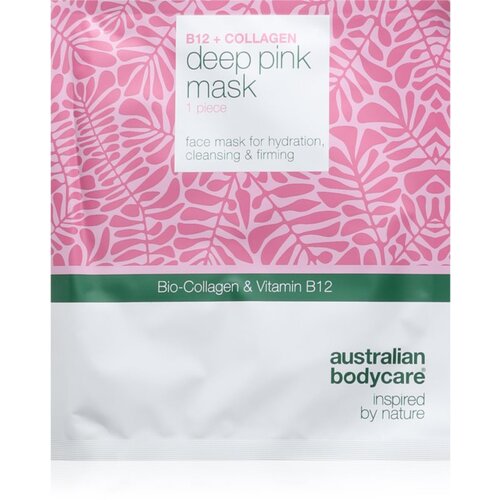 Australian Bodycare B12 + Collagen maska iz platna za vlaženje in učvrstitev kože 1 kos Cene
