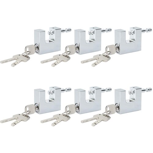 vidaXL Žabica 6 pcs srebrna 5 x 1,9 x 4,5 cm elezo, (5000151980) Cene