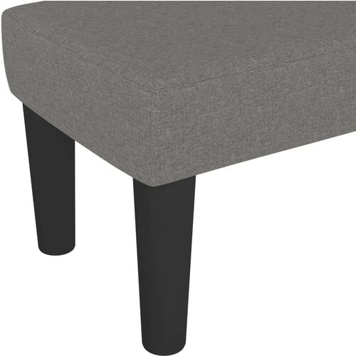  Klupa tamnosiva 70 x 30 x 30 cm od tkanine Slike