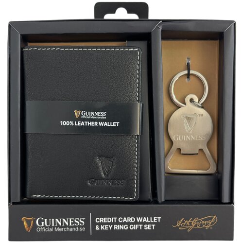 Gabol poklon set JBGNGS06 guiness | futrola + otvarač | crni | 10x8 cm Cene