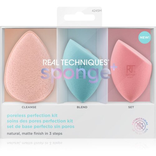 Real Techniques Sponge+ Poreless Perfection poklon set (za nesavršenosti na licu) Cijene