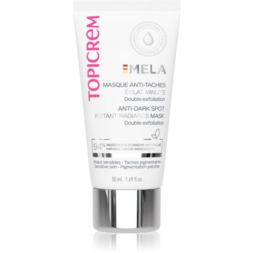 Topicrem MELA Anti-Dark Spot Instant Radiance Mask maska za posvetlitev proti pigmentnim madežem 50 ml Slike