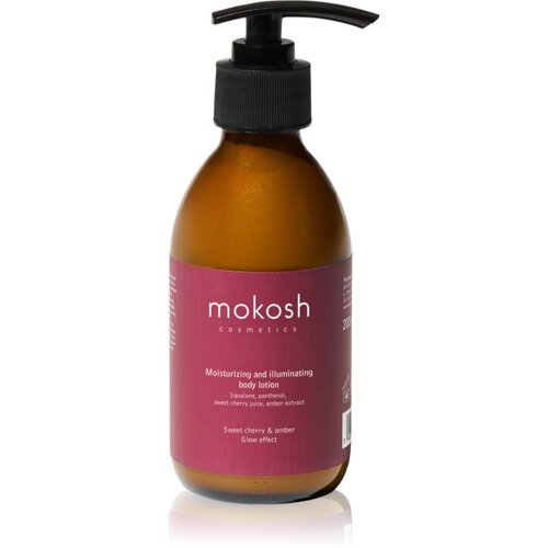 MOKOSH Sweet Cherry &amp;amp; Amber posvjetljujuće mlijeko za tijelo s hidratantnim učinkom 200 ml Slike