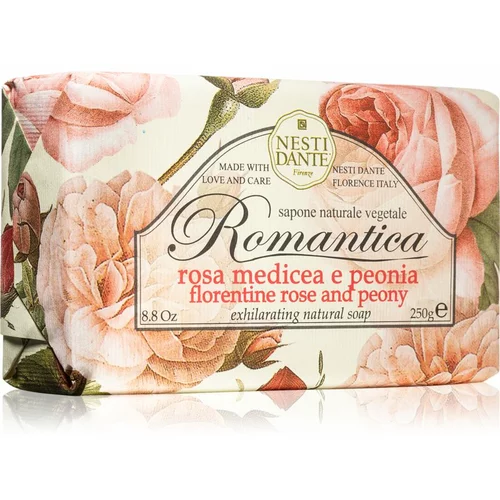 Nesti Dante Romantica Florentine Rose and Peony naravno milo 250 g