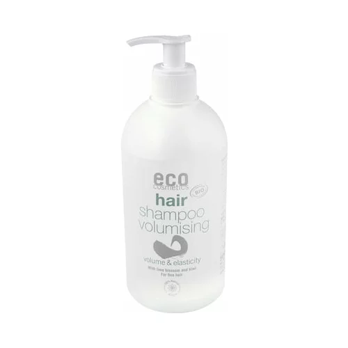 eco cosmetics šampon za volumen s cvetovi lipe in kivijem - 500 ml