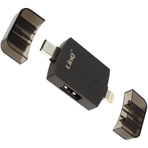 LINQ 2 v 1 OTG adapter USB-C Lightning na 2x USB ženski prenos podatkov, (21262183) Cene