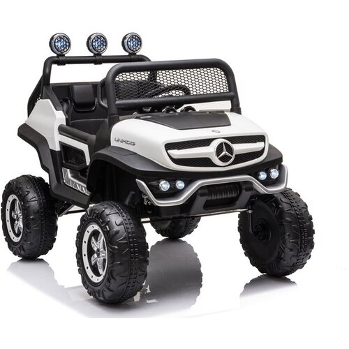Lean_Toys Otroško vozilo Mercedes Unimog S 12V 4x4 bela lak lea Cene