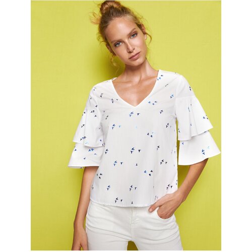 Koton Blouse - White - Regular fit Slike