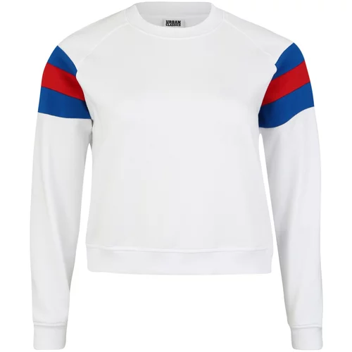 Urban Classics Sweater majica plava / crvena / bijela