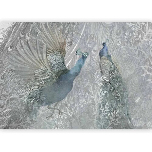  Foto tapeta - Peacocks Dancing - Second Variant 450x315 Vodootporna Slike