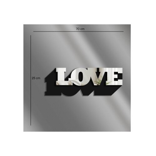Wallxpert dekorativno ogledalo Ozgl515 silver Slike