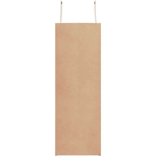 VidaXL Papirnate vrečke 250 kosov z ročaji rjave barve 45x17x48 cm Slike