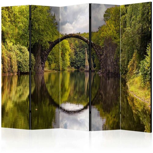  Paravan u 5 dijelova - Devil&amp;#039;s Bridge in Kromlau Germany II [Room Dividers] 225x172 Slike