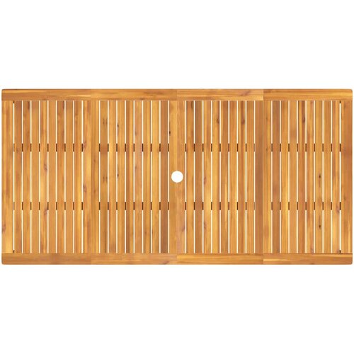  Vrtni set za objed 9 kom. 8-sjedala Smeđa Čvrsto drvo akacije 180 x 90 x 74 cm Slike