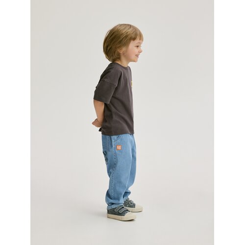 Reserved Traperice relaxed fit - plava Cene