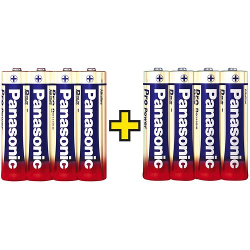Panasonic Mignon baterija (AA) alkalno-manganova Pro Power 4+4 gratis 1.5 V 8 kosov, (556217) Cene