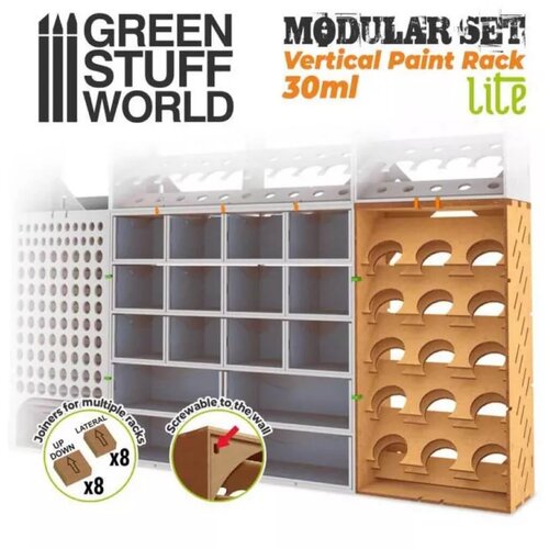 Green Stuff World MDF Paint Organizer Vertical (30ml) - LITE Slike