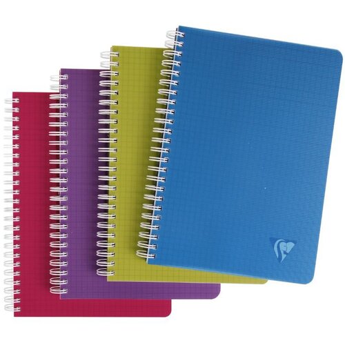 Clairefontaine bilježnica Linicolor A5 90gr 90L, mix boja, diktando Slike