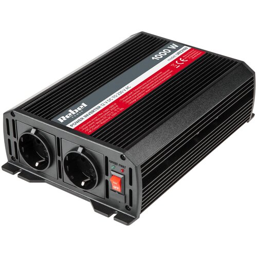  12V u 230V pretvarač napona 1000W 2 utičnice Slike