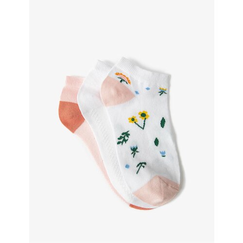 Koton 3-Piece Booties Socks Set Floral Pattern Multi Color Cene