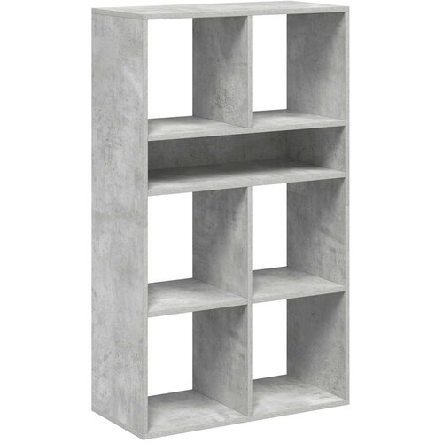 Maison Chic Knjižna omara - Knjižni regal betonsko siva 66x31x112 cm inženirski les, (21726368) Cene