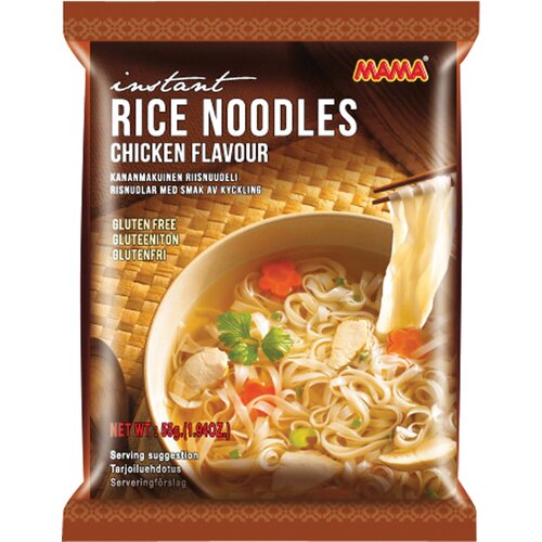 Instant Rice Noodles - Chicken, Gluten-free - 55 g Cene