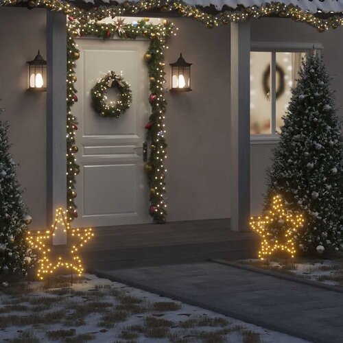 Ukrasno božićno svjetlo sa šiljcima zvijezda 80 LED 60 cm Cene