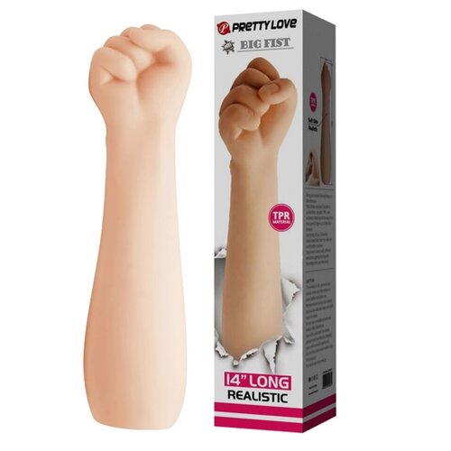  Dildo Pretty Love Big Fist, 3cm, Boja kože Slike