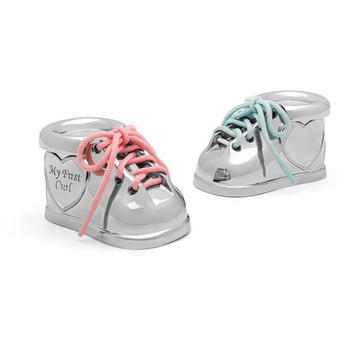 Zilverstad Metalna kutijica za prvi mliječni zub u sjajno srebrnoj boji 6x4x4 cm Shoe – Cijene