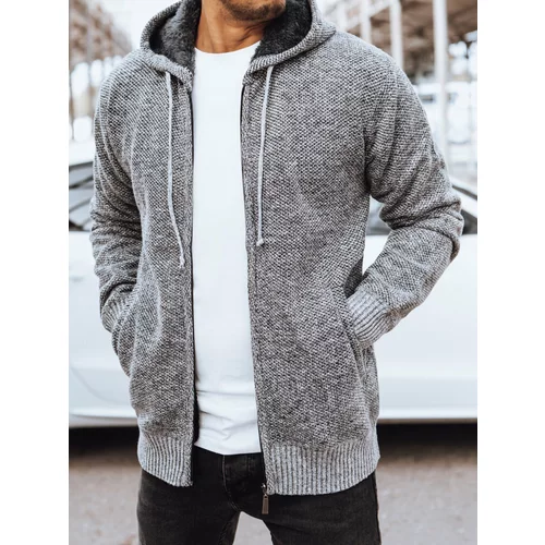 DStreet Men's Light Grey Insulated Sweater