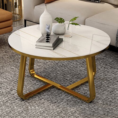  Shidaijiaju Klub sto,70x45x70 cm, Beli Slike