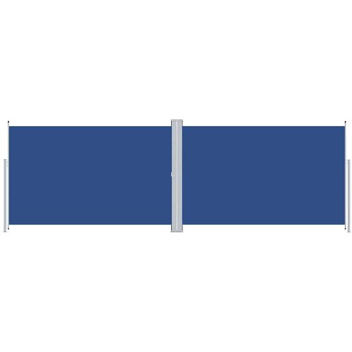 VidaXL Uvlačiva bočna tenda plava 200 x 600 cm Slike
