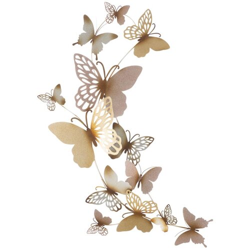 Mauro Ferretti Zidni ukras Butterflies Oro/Rosa C Cijene