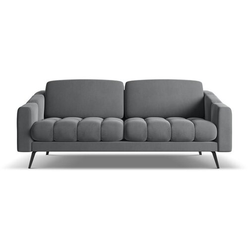Makamii Siva baršunasti sofa 202 cm Nalu – Cijene
