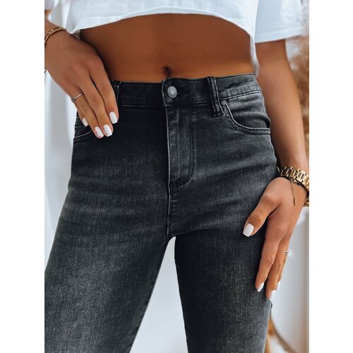 DStreet Women's jeans BEAUTY ESSENTIALS black Slike