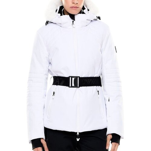 EA7 Emporio Armani ski jakna Kitzbuhel Protectum7 za žene, bela Slike