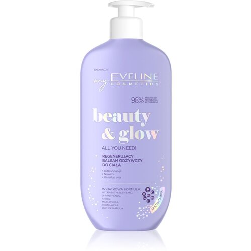 Eveline Beauty &amp;amp; Glow All You Need! regeneracijski balzam za telo z hranilnim učinkom 350 ml Slike