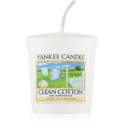Yankee Candle clean Cotton dišeča svečka 49 g unisex
