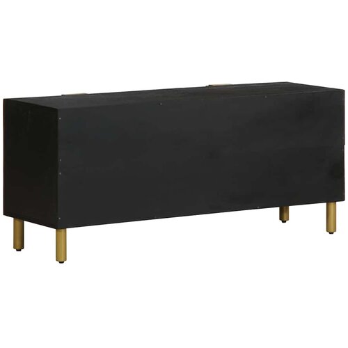  ormarić crni 105 x 33 x 46 cm konstruirano drvo Slike