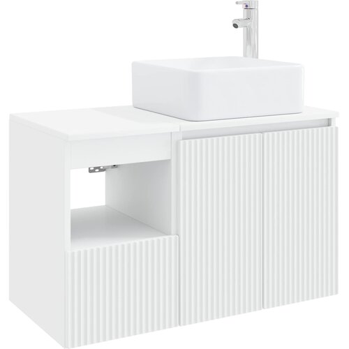  Set namje&amp;scaron;taja za kupaonicu 2 kom. Bijela Konstruirano drvo 53 x 35 x 80 cm Slike