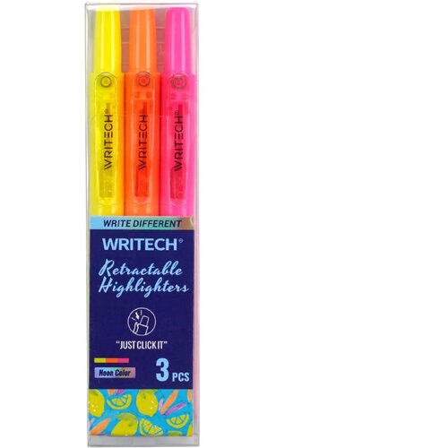 Writech Marker Fluo Click, komplet 3/1 Cene