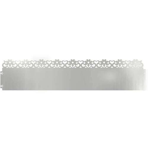 VidaXL Rubnjaci za travnjak 20 pcs Srebrno 103 x 0,05 x 22 cm Slike
